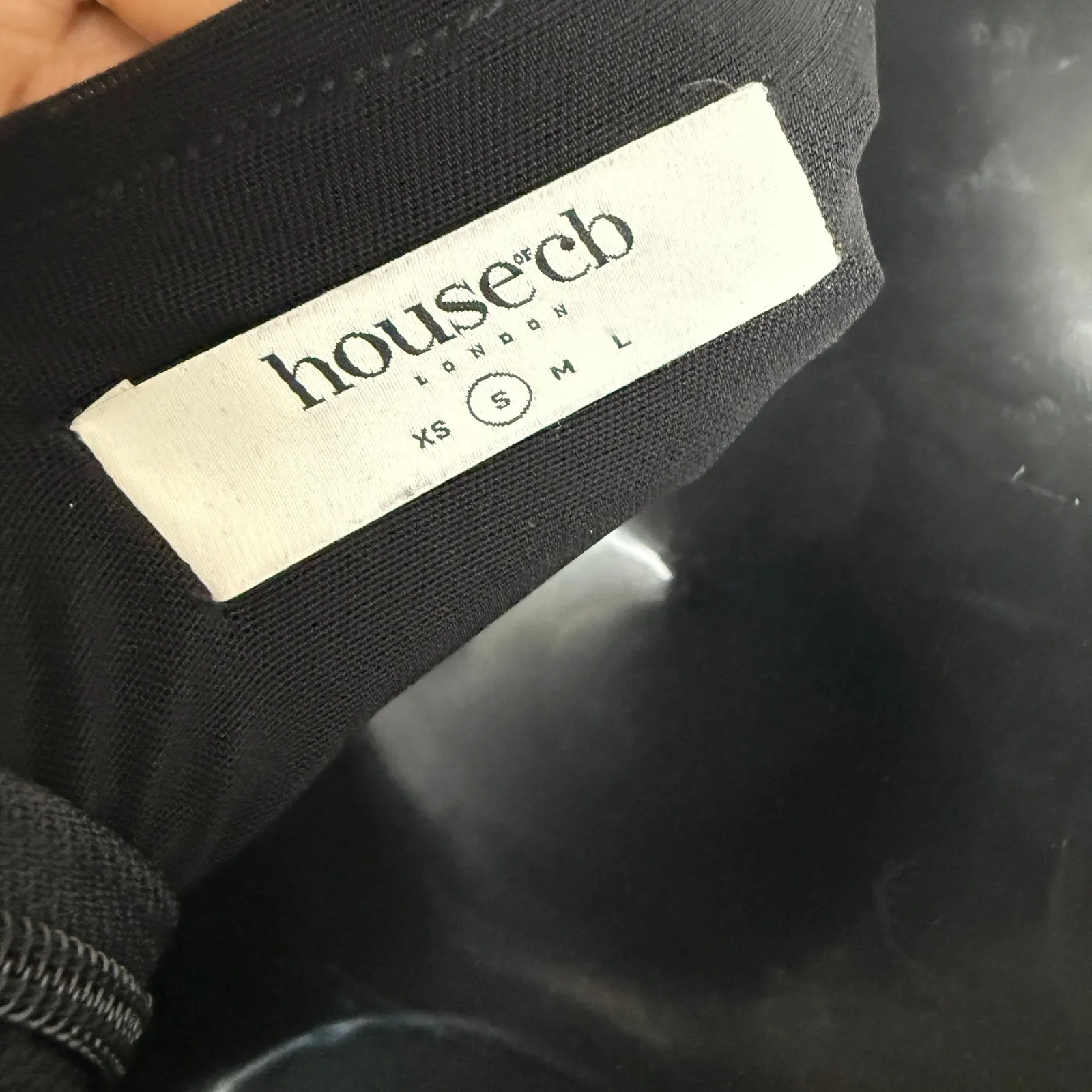 House of CB Black Ruched Mesh Off Shoulder Long‎ Sleeve Bodycon Dress - Image 9