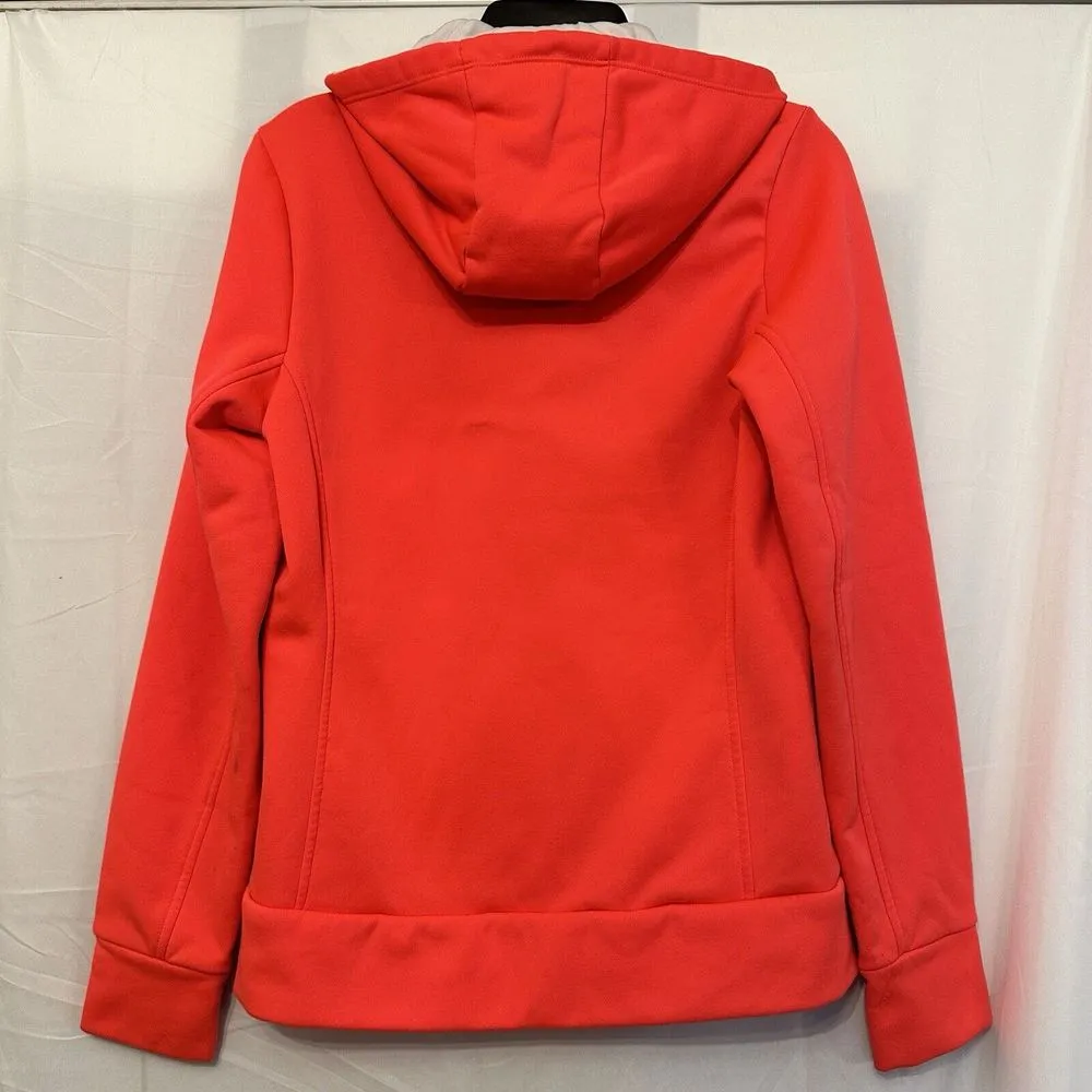 The North Face Women's‎ Size Small Hot Coral Pink Full Zip Hoodie Sweatshirt - Image 3