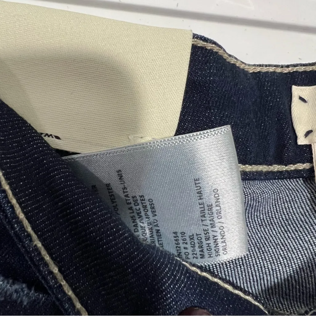 NWT L'agence Margot‎ High Rise Skinny Jeans In Orlando Wash Size 24 - Image 4