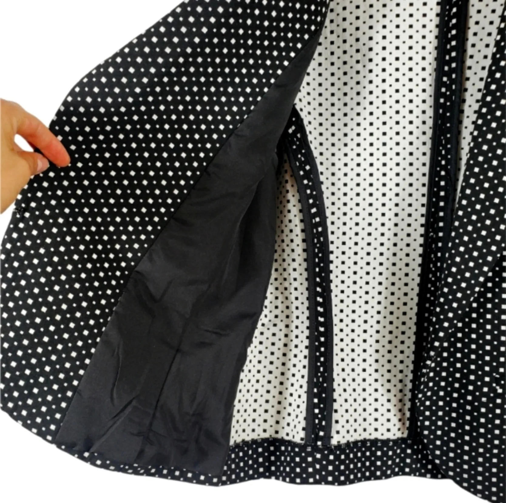 Amanda+Chelsea Blazer Black/White - Image 10