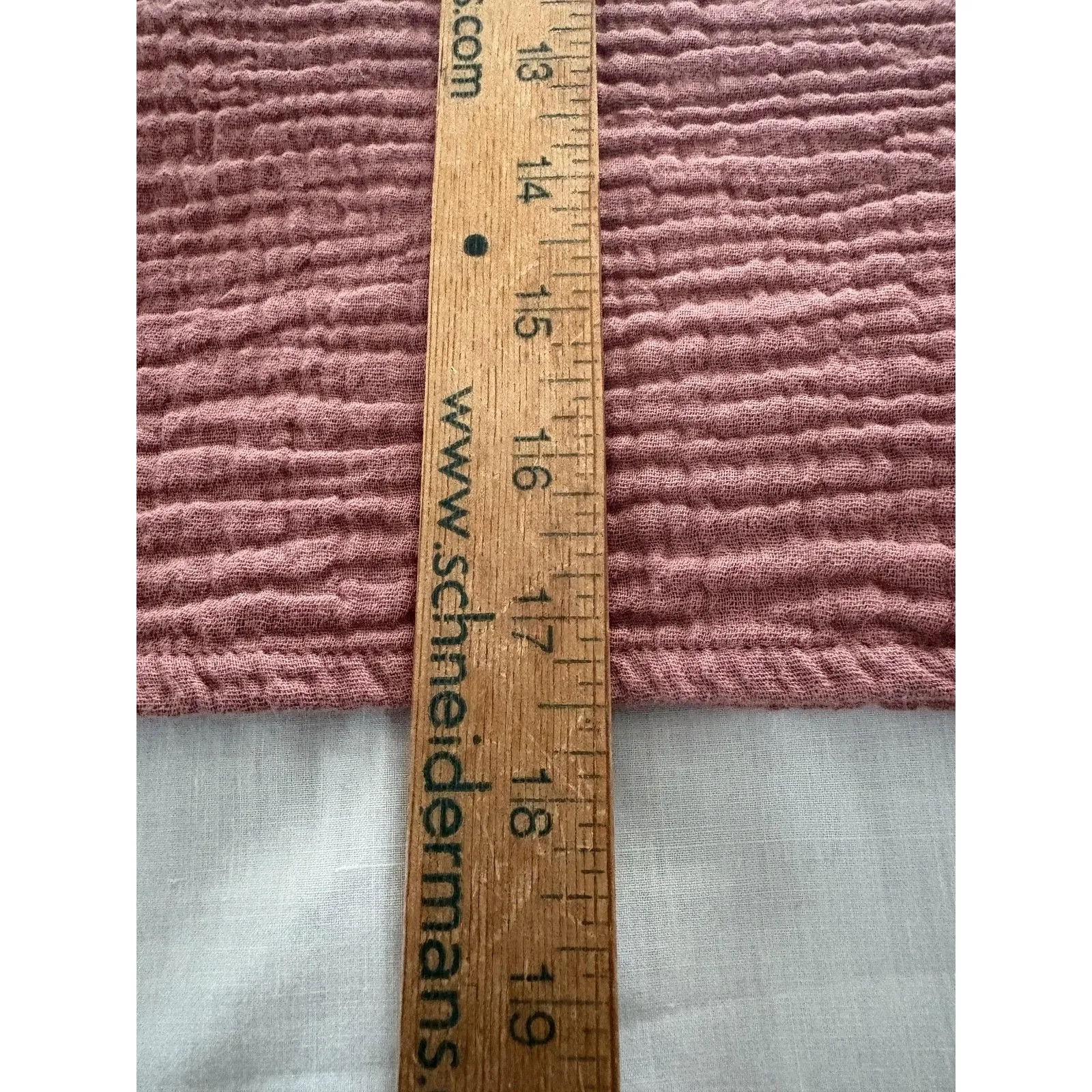 Lani Lau Tank Top Small Textured Gauze Swing Boho Minimalist Beach Oversize Pink - Image 10