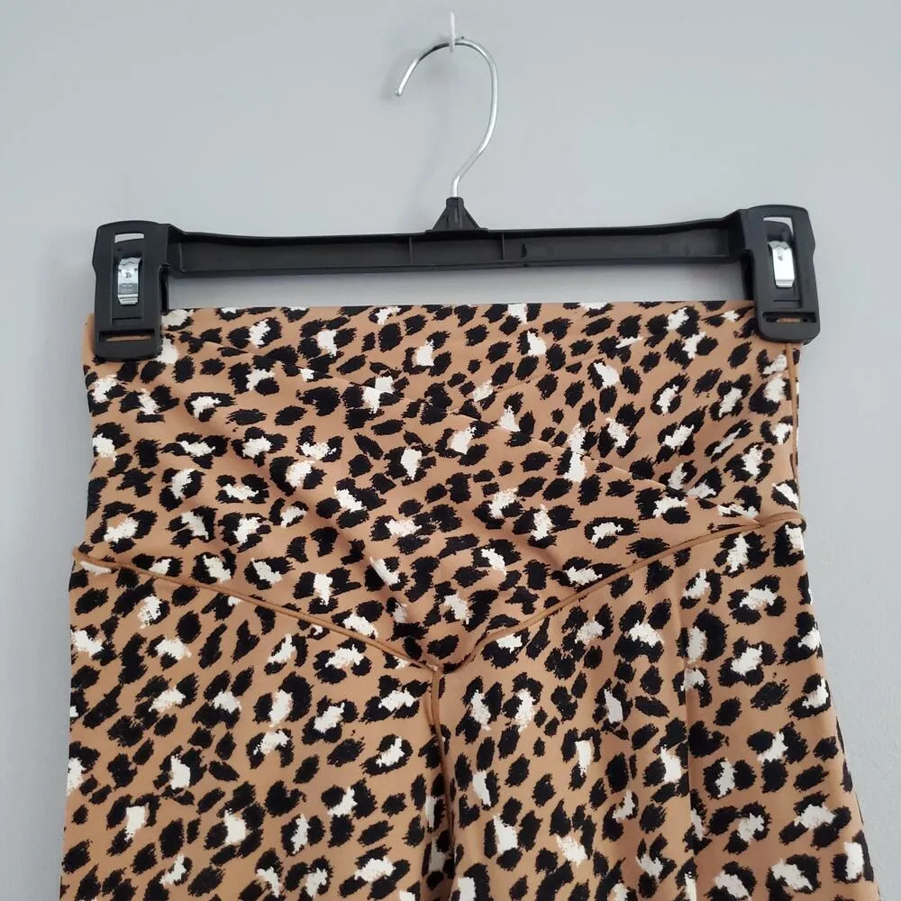Offline By Aerie Cheetah Print Athleisure Leggings M Brown Size M - Image 3