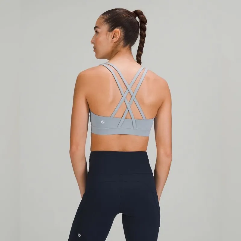 Lululemon ‎ Energy Sports Bra Longline Medium Support Rhino Grey Size 6 - Image 3