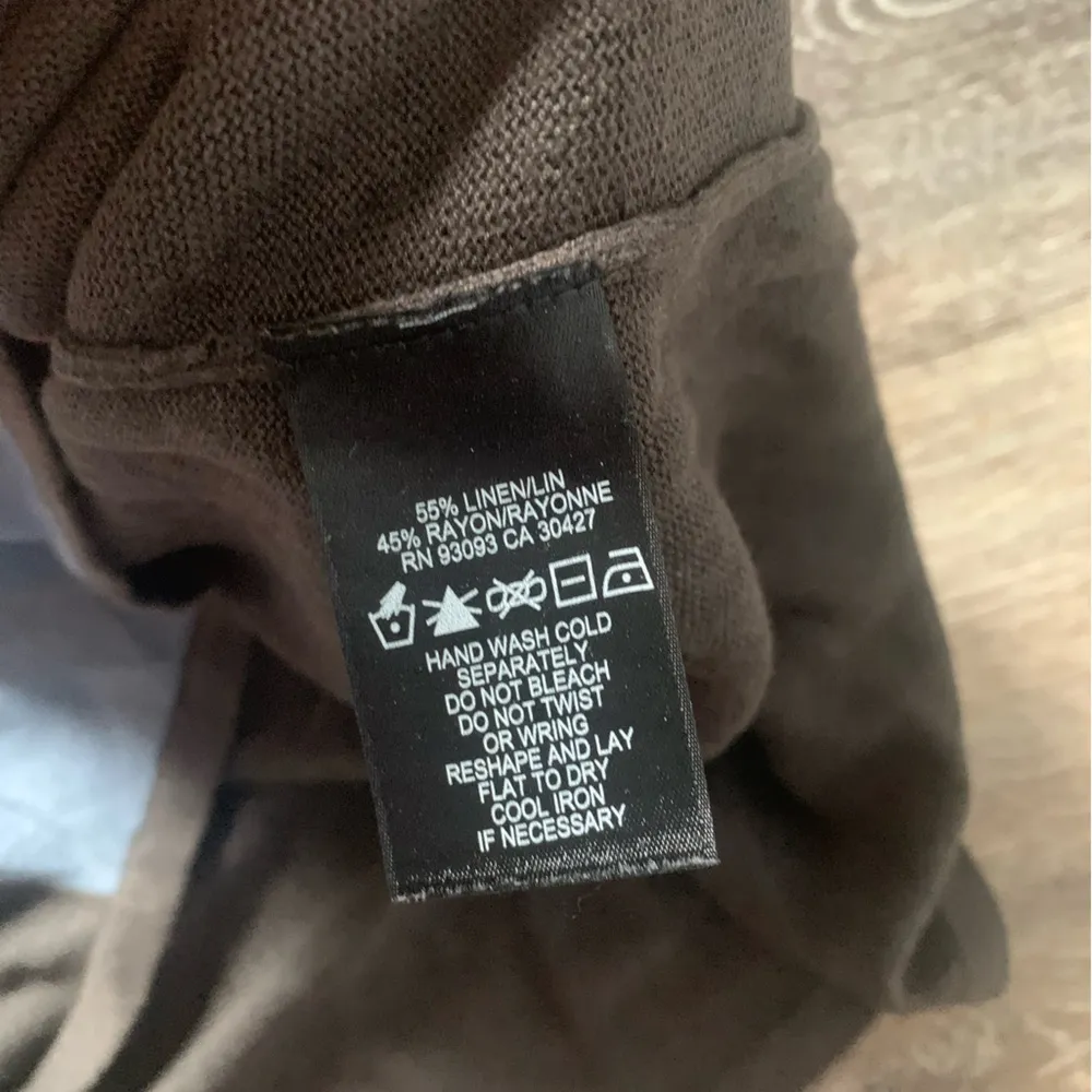 Nic+Zoe Color Block Pineapple Linen Blend Tunic M - Image 8