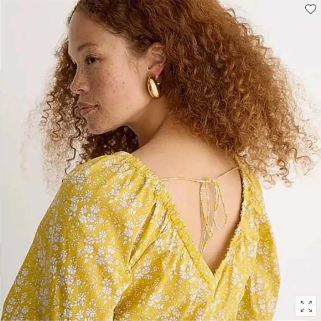 J. Crew V-neck top in Liberty® Capel floral‎ organic cotton - Image 2