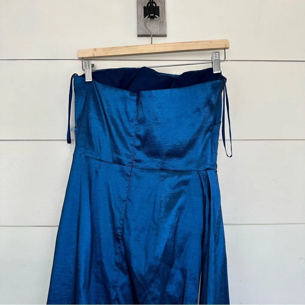 Zeitoune Paulina Strapless Satin Gown Flawed - Image 4