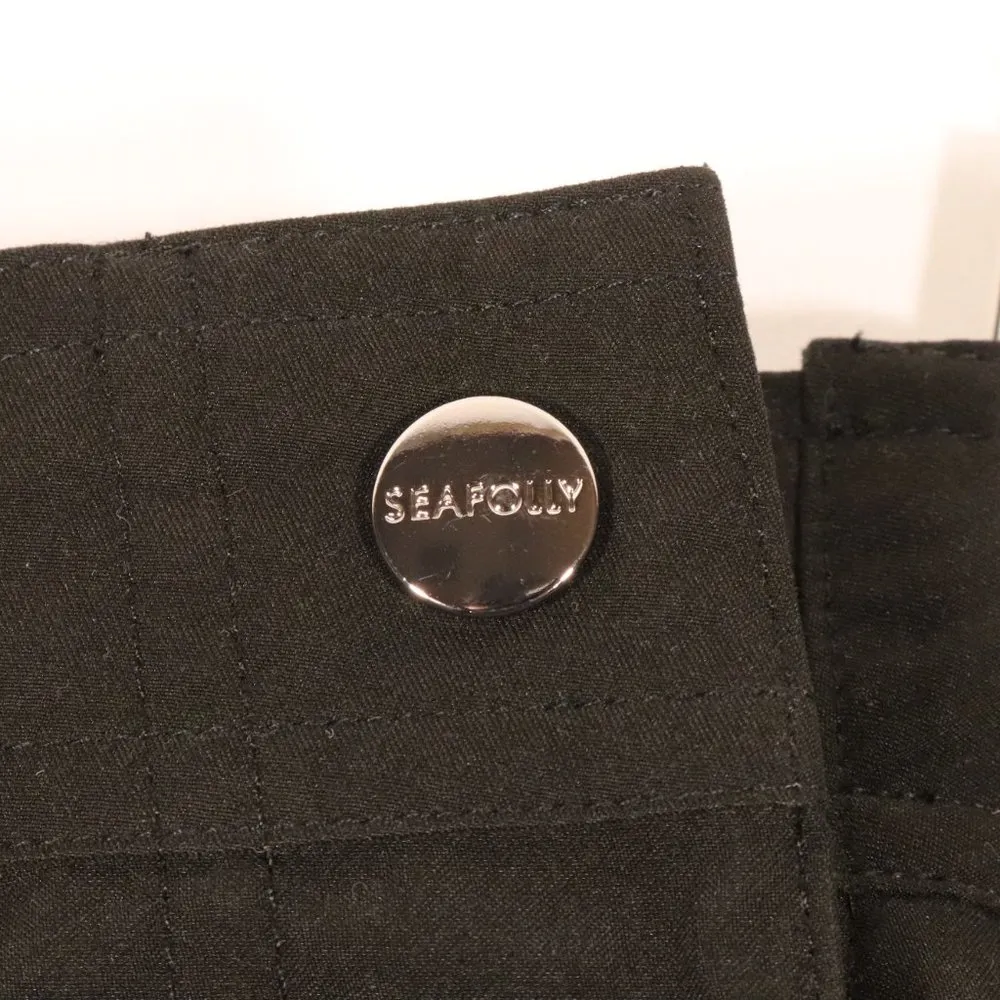 NWT Seafolly Drawstring Boardshort in Black - Image 7