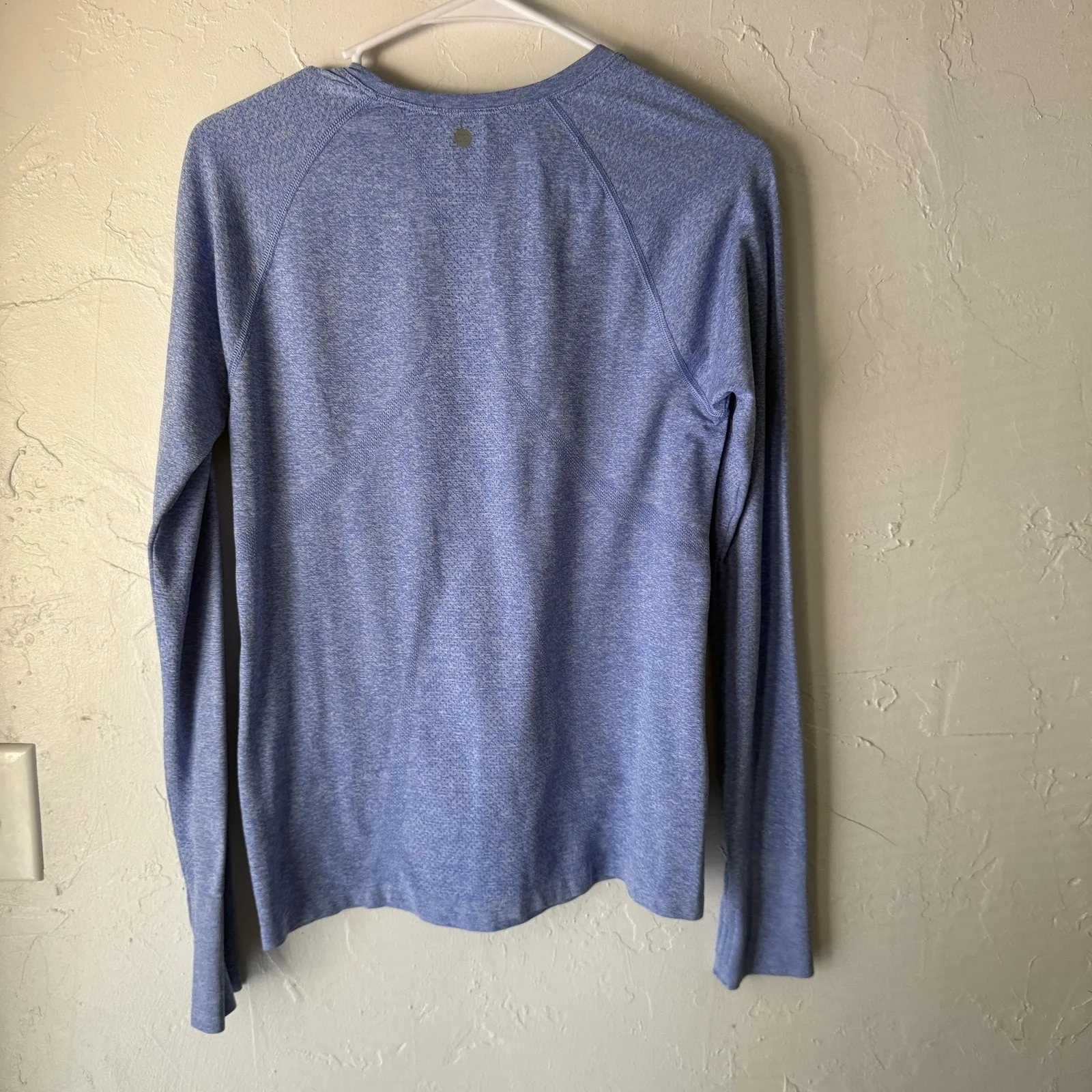 Calia‎ Pullover Womens Medium Long Sleeve Athletic Running Top Thumbholes Blue - Image 7