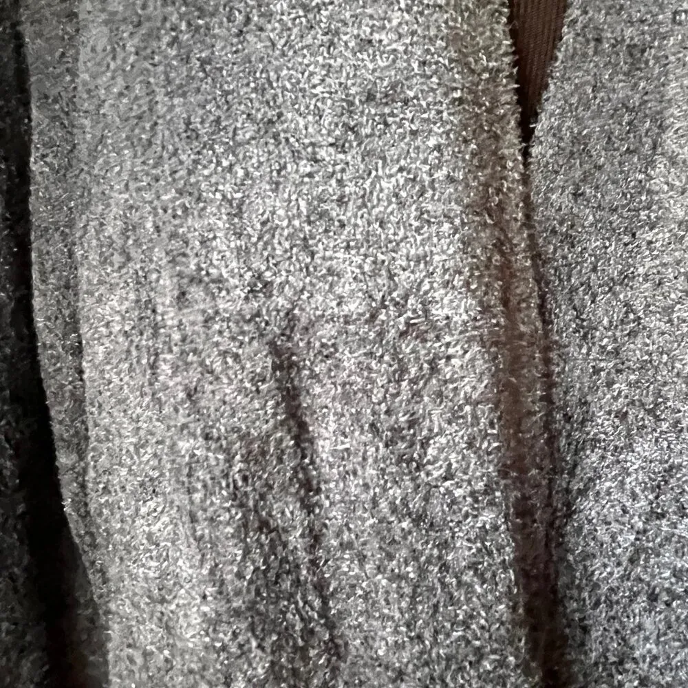 BAREFOOT DREAMS Sz 2X Navy Blue Chic Lite Knit Cardigan Pockets Cozy Cabin comfy - Image 5