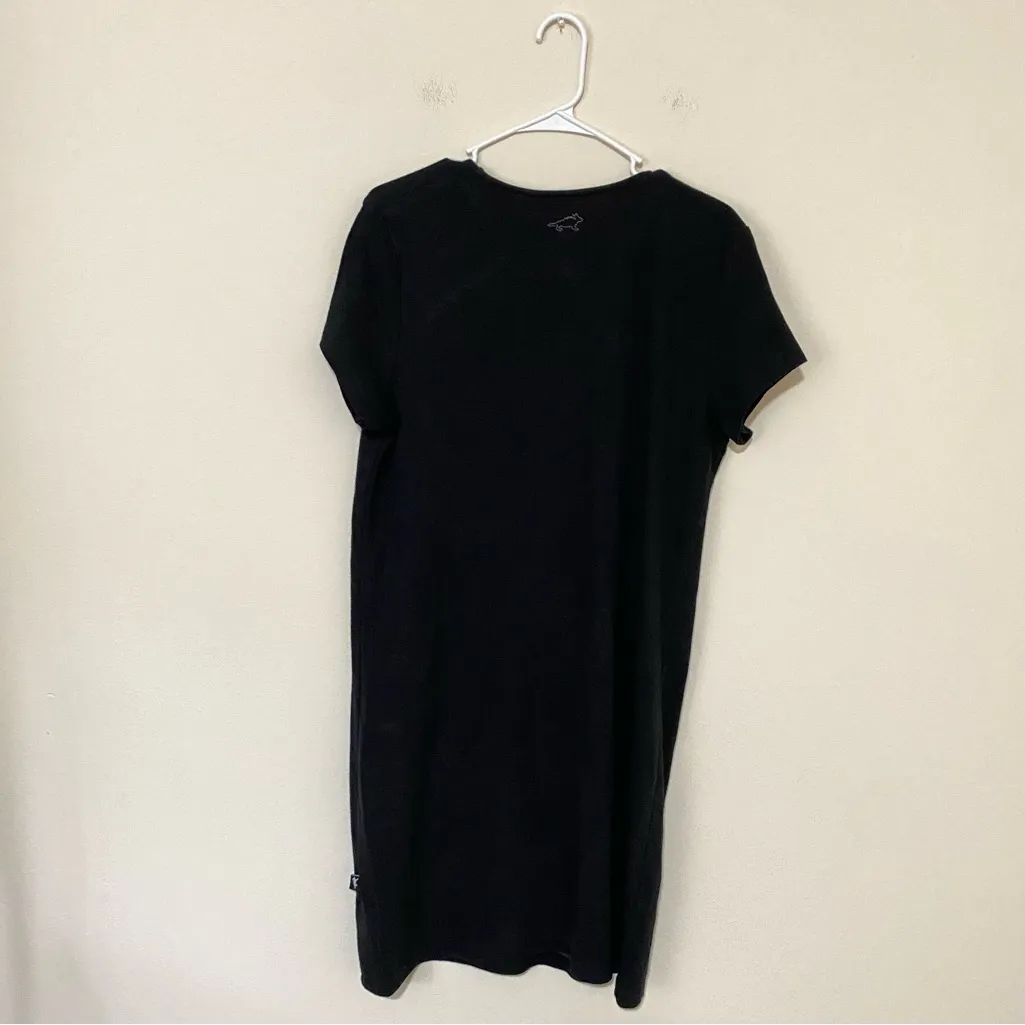 Horny Toad Toad&Co Black Short Sleeve Sweater Dress Size Large - Image 2