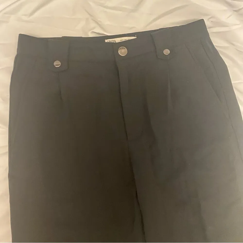 Zara Pleated Front Trouser sz M - Image 6