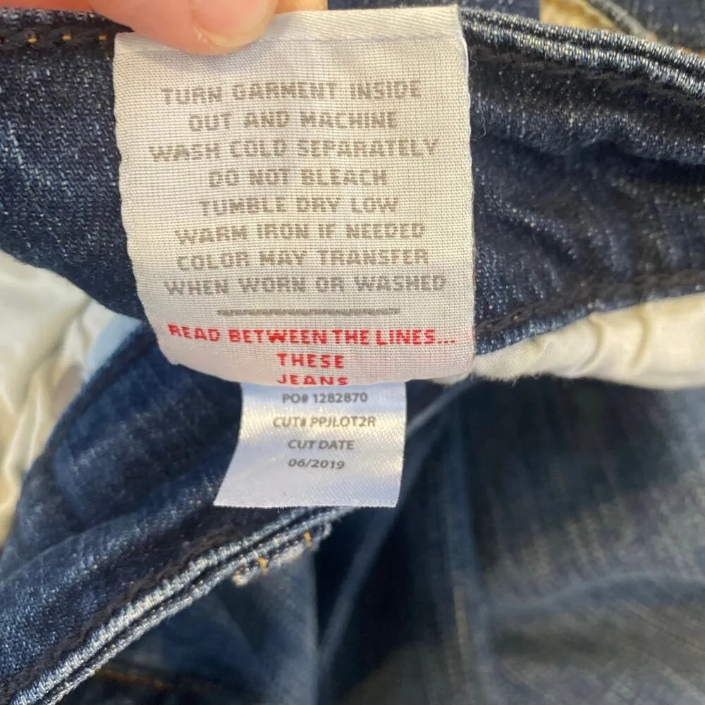 Torrid Dark Blue Wash Slim Boot Denim Jeans EUC Sz 24R Cotton Plus Size Cotton - Image 8