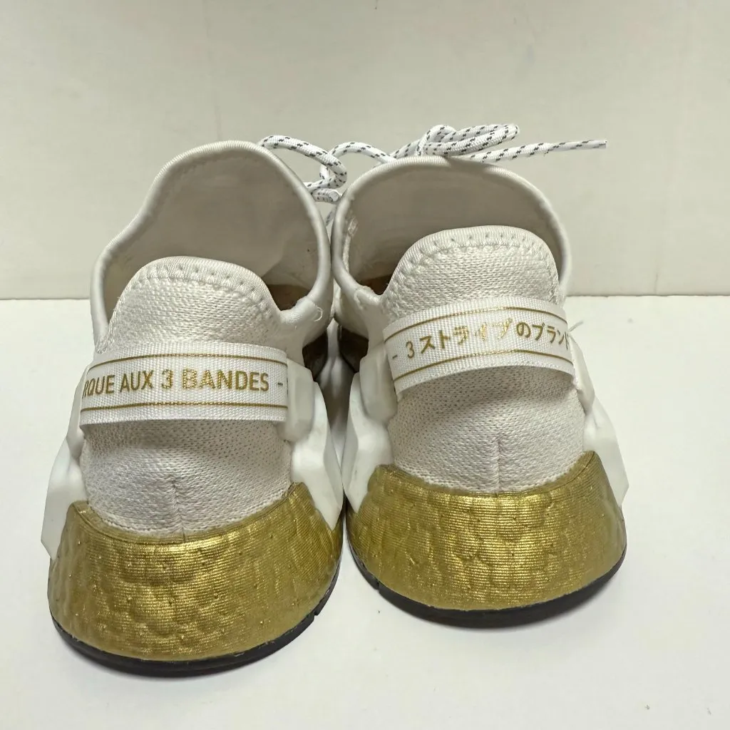 Adidas NMD R1 V2 Gold Boost Sneakers - Image 3