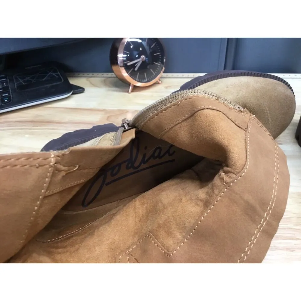 NWT Zodiac Miller Harness Lug Sole Boot Latte Suede Leather Womens Size 7 - Image 10