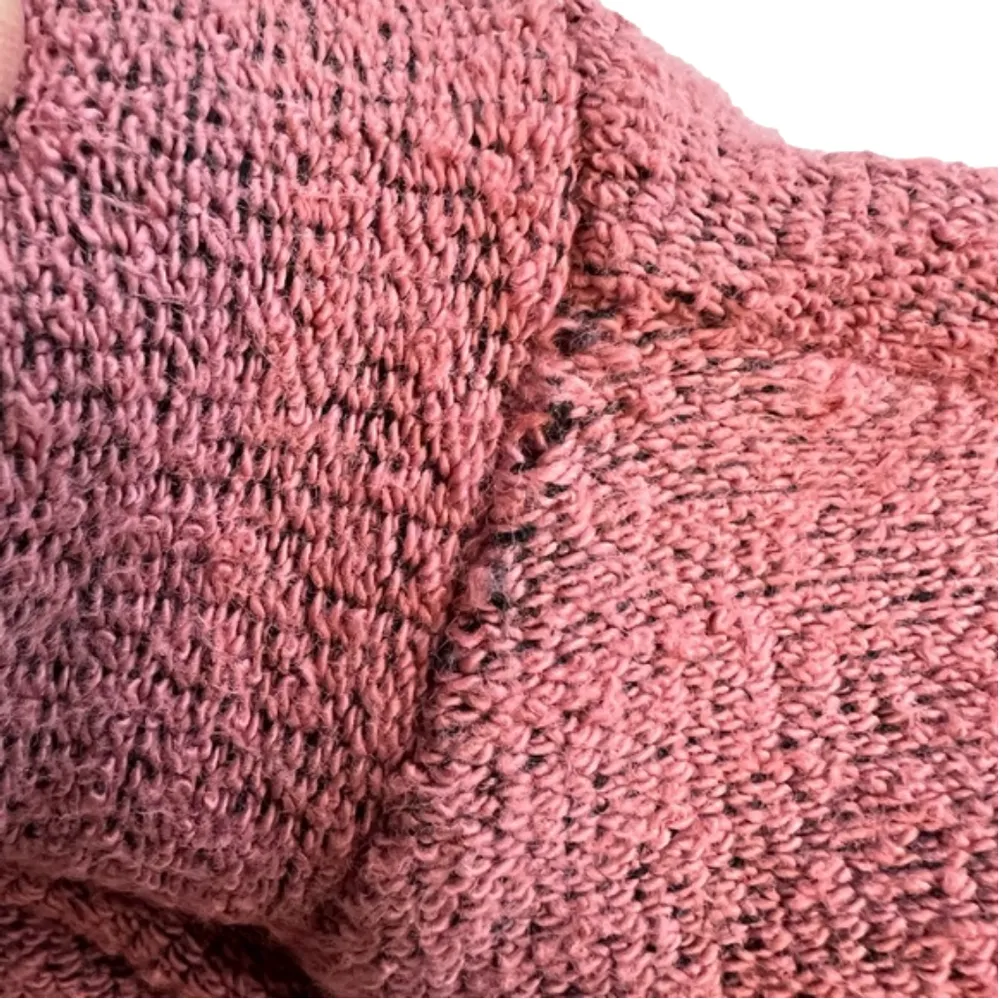 PINK dusty rose mock neck sweater/sweatshirt, size XS.  LOVE PINK - Image 3