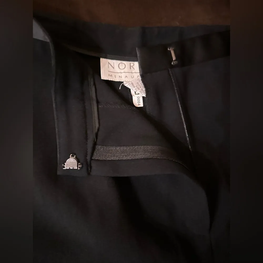 Norton McNaughton NWT Maggngcm Tuxedo Black Straight Wide Leg Sz 16.Machine Wash - Image 6