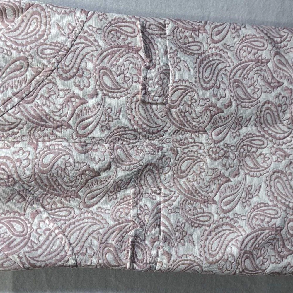 Victoria Beckham x Target Blush Paisley Jacquard Sleeveless Shift Mini Dress XS - Image 8