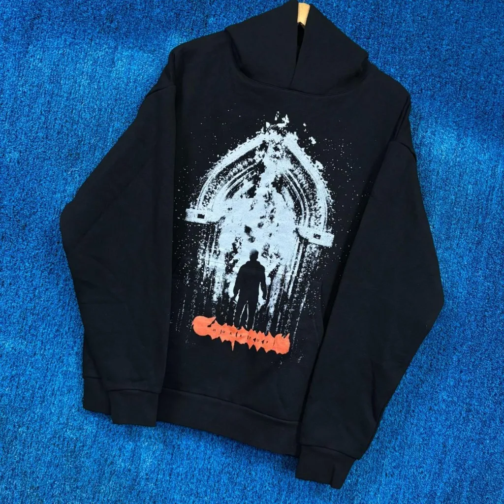 The Weeknd Hurry Up Tomorrow Album Oversized Hoodie Size Medium - Image 3