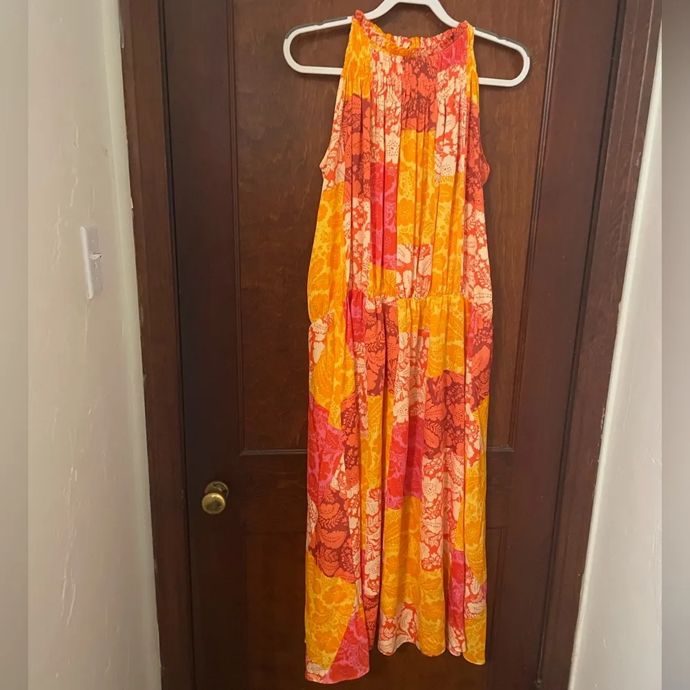 NWT Ann Taylor Patchwork Print Maxi Dress Size S - Image 2