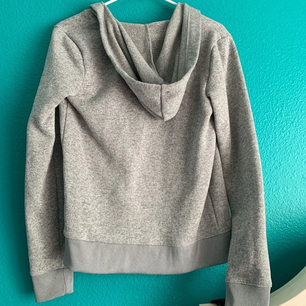 gray aeropostale zip up hoodie - Image 2