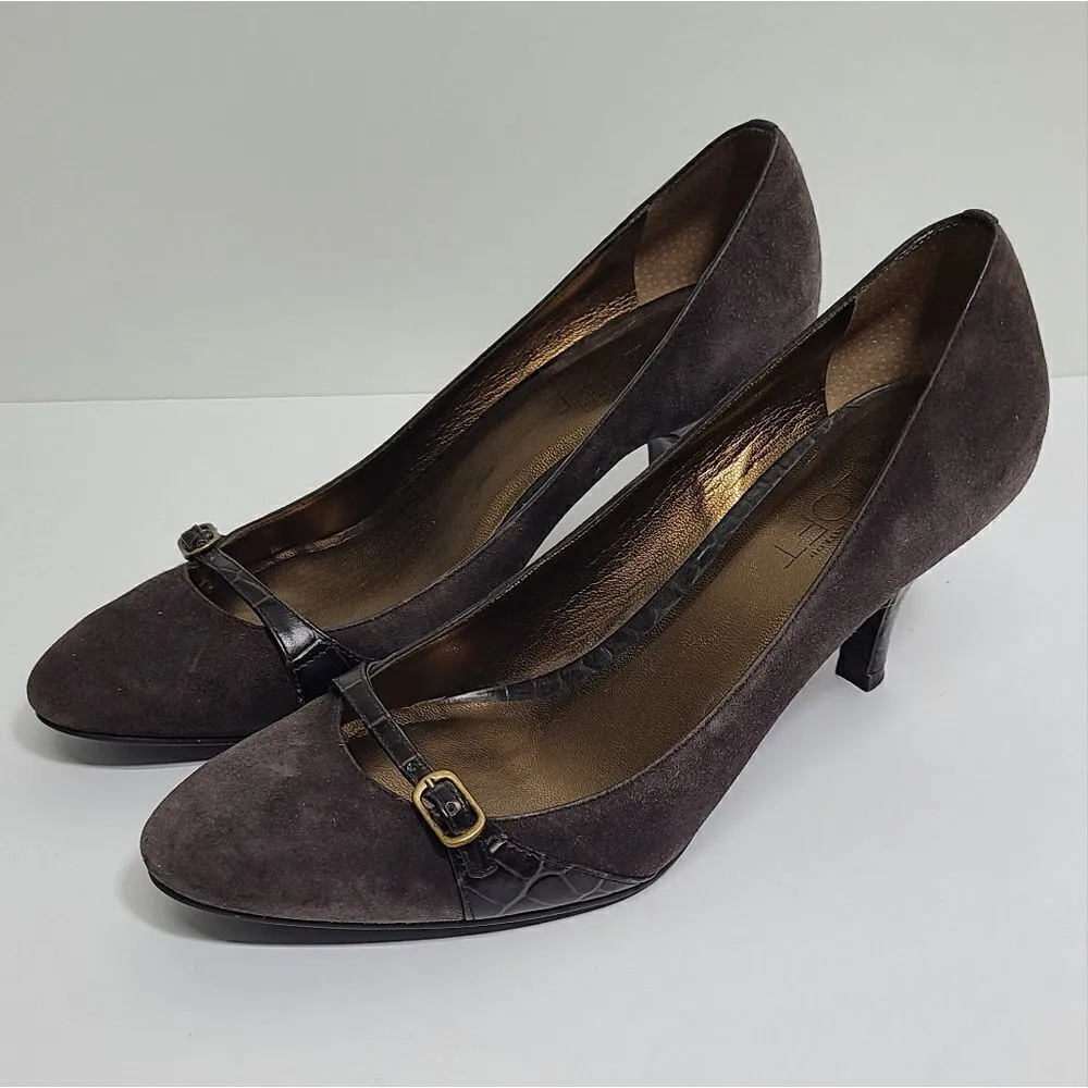 Ann Tylor LOFT Shoes Womens Size 6.5 Leather Upper Women's Heeled Pumps - Image 2