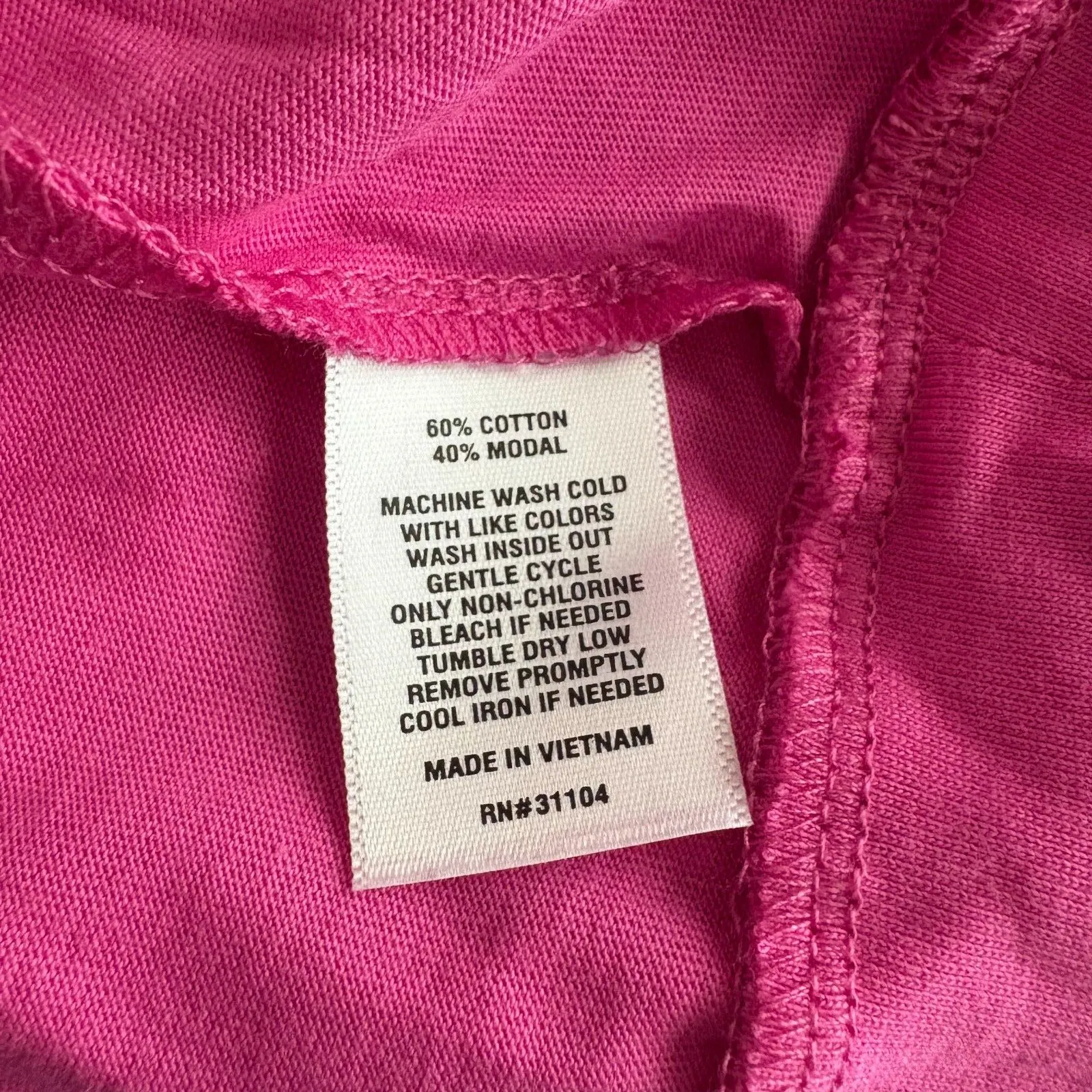 Crown & Ivy Pink Balloon Sleeve‎ Tee Shirt Southern Cotton Modal Plus Size 2X - Image 4