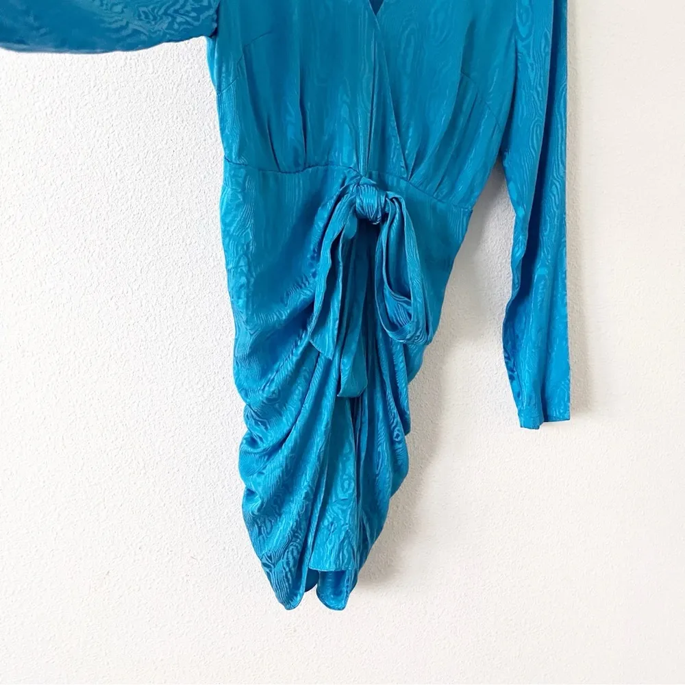 Ronny Kobo Marissa Mini Dress in Mediterranean Blue Size M - Image 6