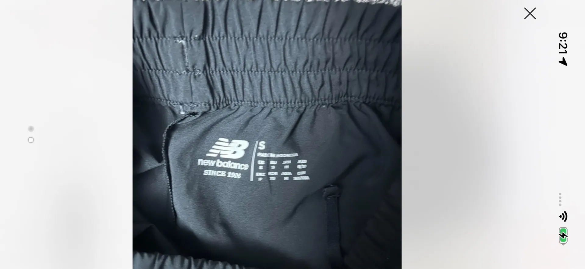 Black New Balance Shorts - Image 2