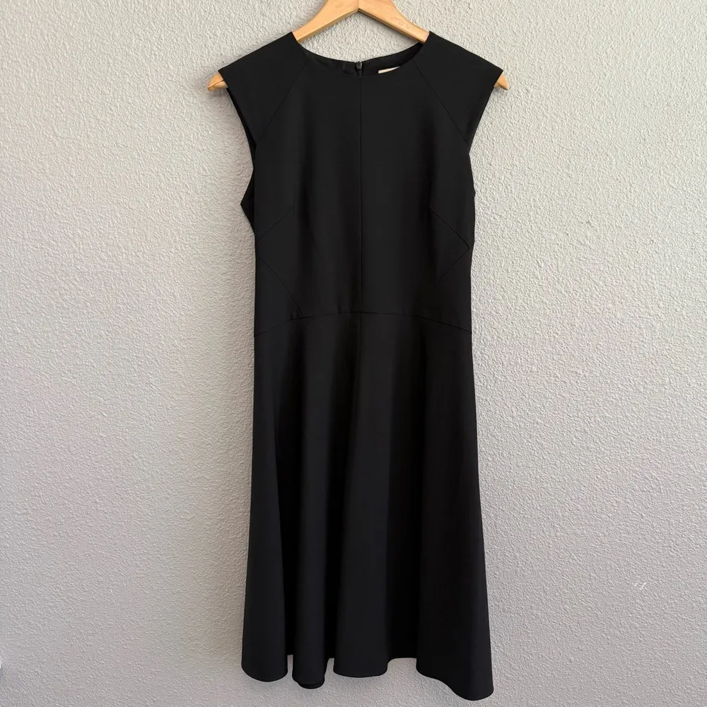 M.M. LAFLEUR The Toi Dress Size 6 EUC‎ A-Line Wool Spandex Classic - Image 2