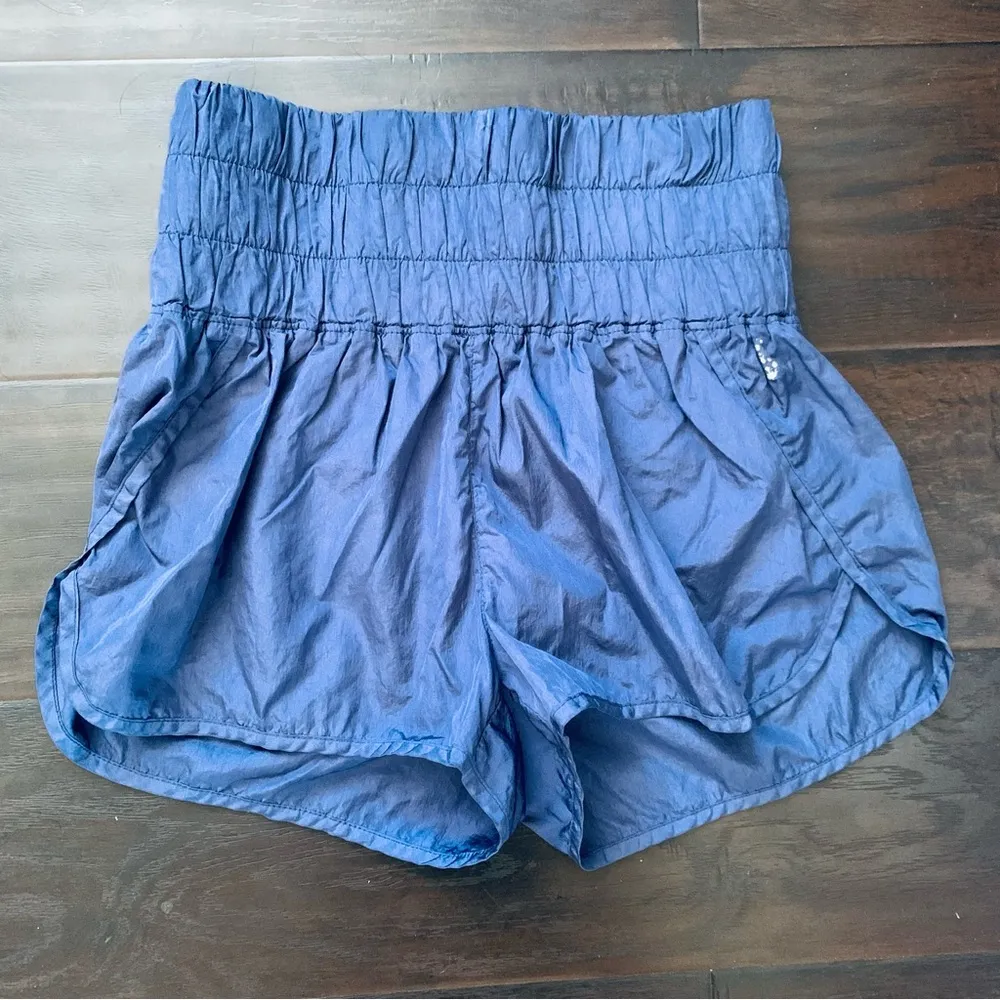 FP Movement The Way Home Shorts | Tik Tok Viral Activewear Running Shorts | Blue - Image 5