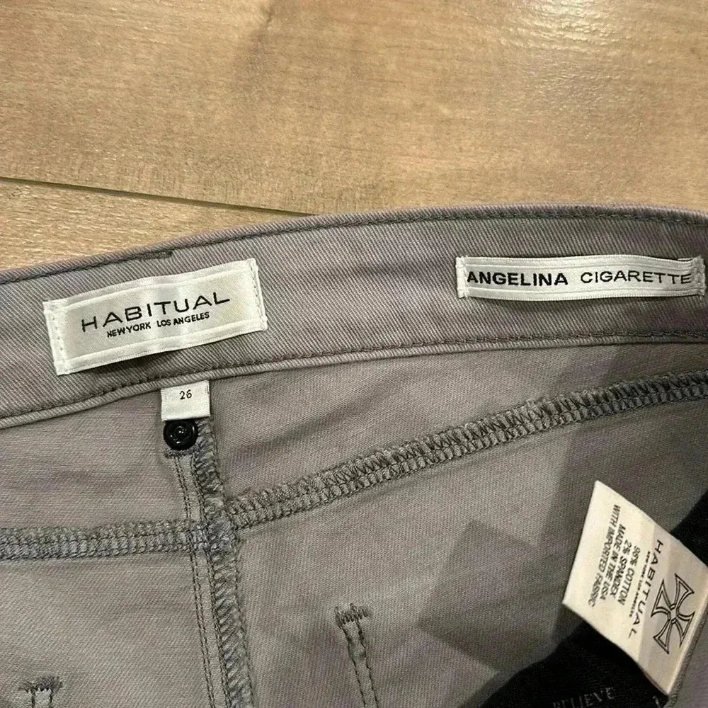 NWT Habitual Women's Angelina Cigarette Skinny Jean Mid Rise in Ballet Sz 26 - Image 6