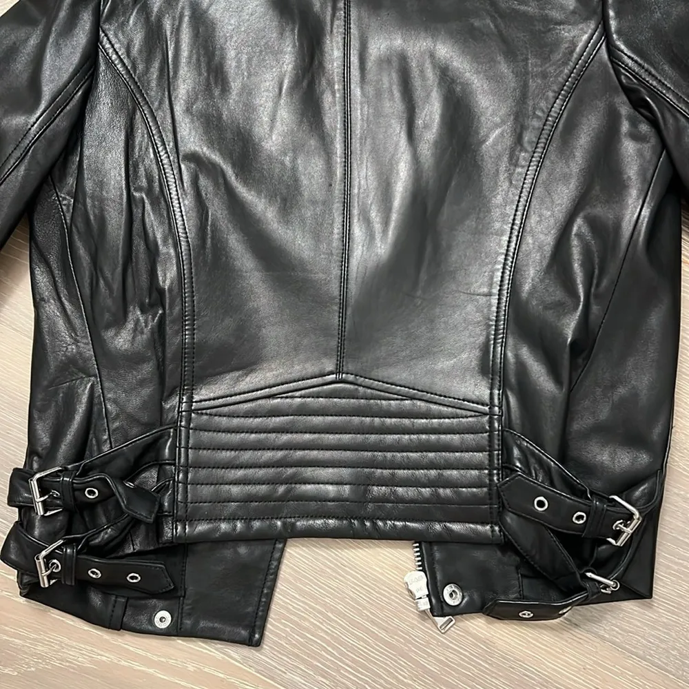 BCBGeneration Leather Moto Jacket - Image 5