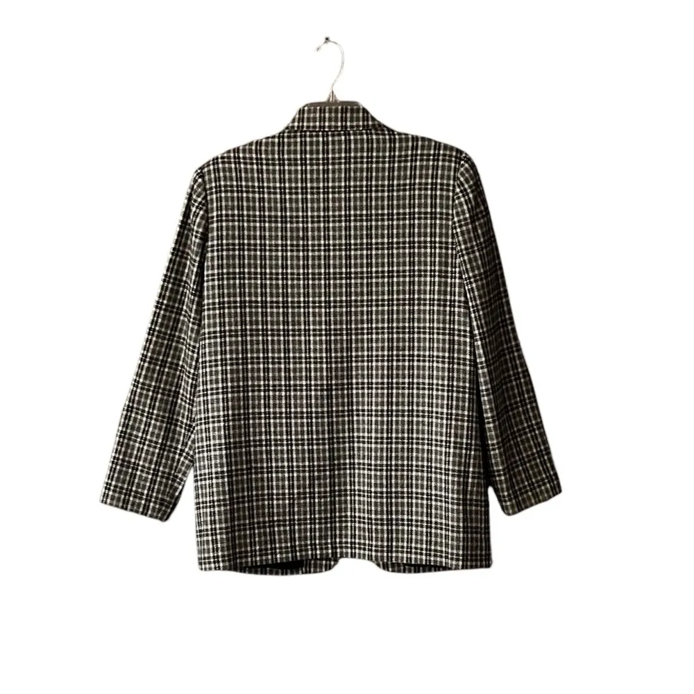 Vintage Wool Blend Sag Harbour Houndstooth Blazer/Jacket - Image 2