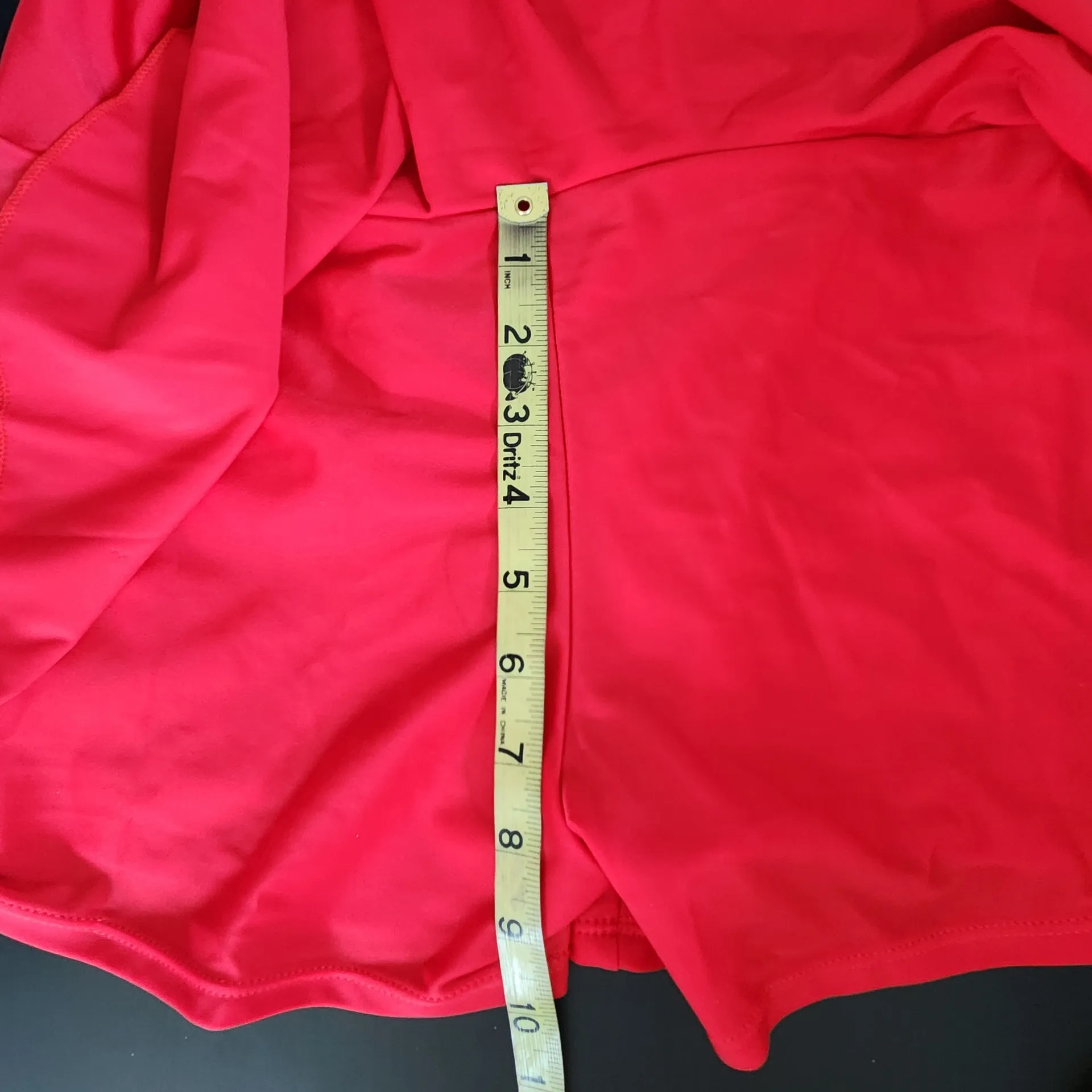 Red Halter Swim Dress NWOT Size XXL Red Swim Dress with Attached Shorts - Image 7