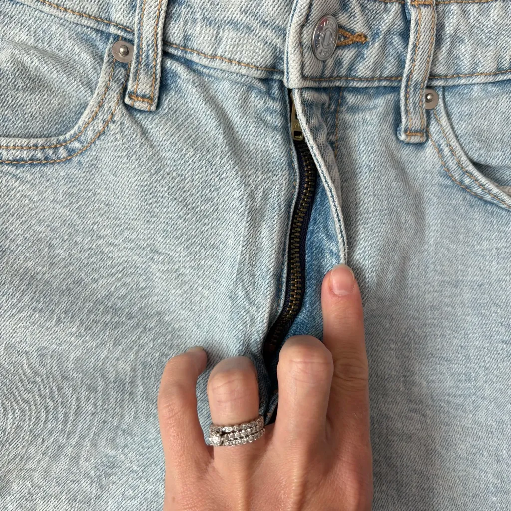 Wild Fable Highest Rise Shorts Light Blue Sz 0 - Image 2