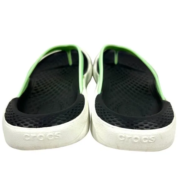 Crocs LiteRide Beach Flip-Flops US Womens‎ 7 - Mens 5 Light Green Sandals Beachy - Image 6