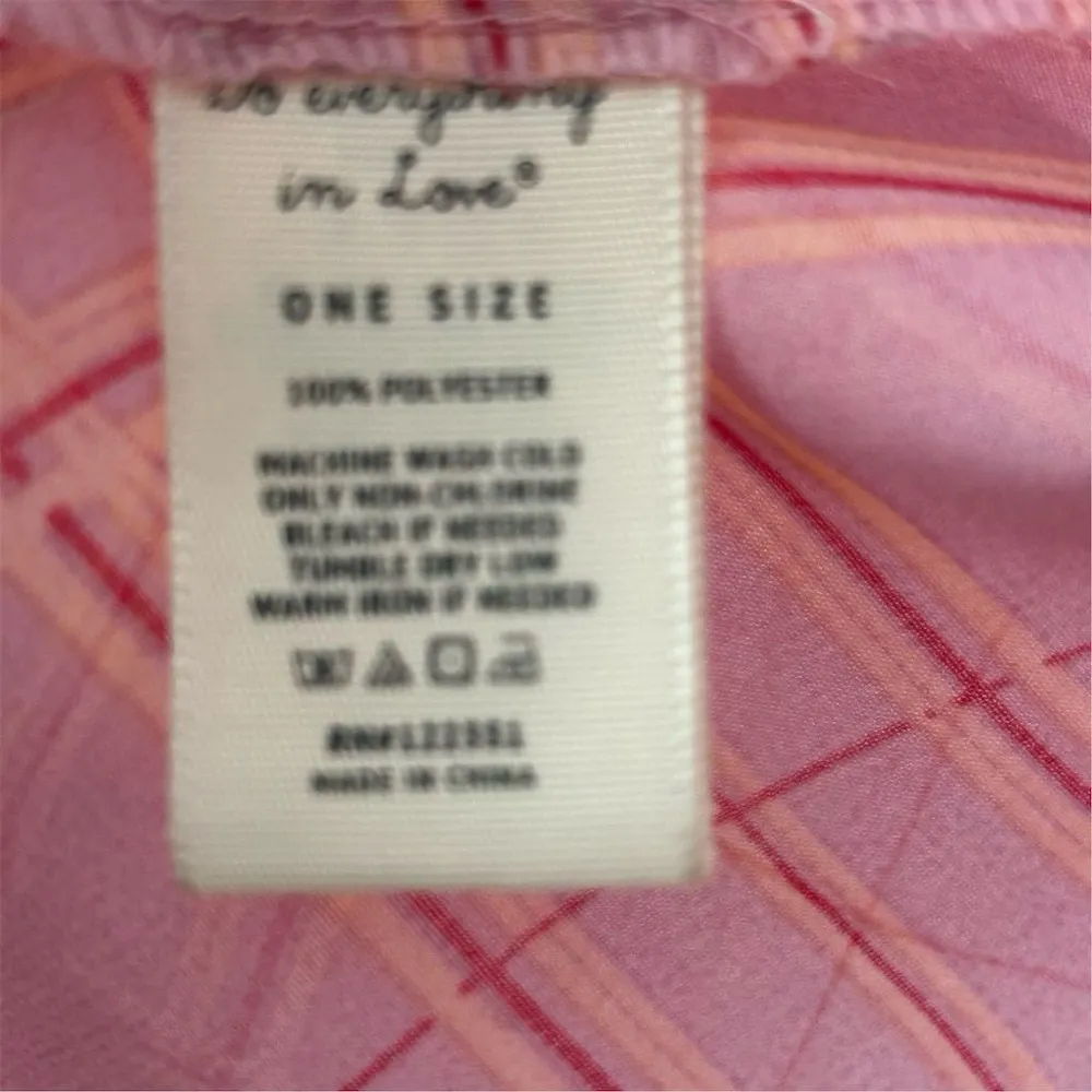 Do Everything In Love Women's Pink Plaid Flared Sleeve Kimono Cardigan - Image 8