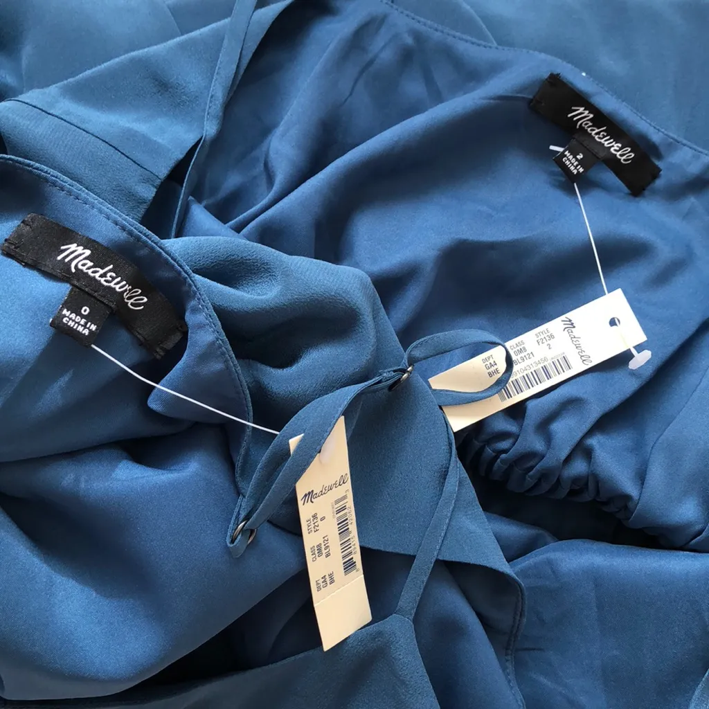 Madewell silk sandstar mini dress - Image 4