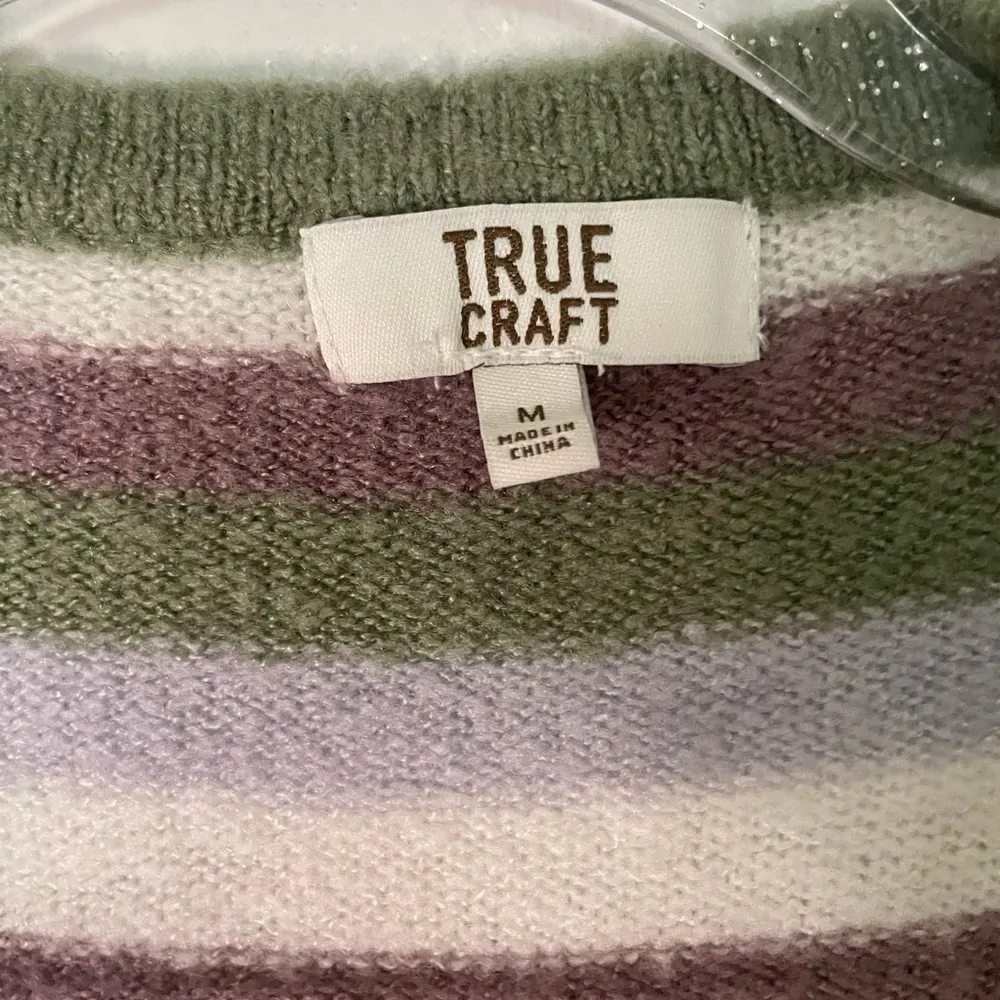 Open Front Long Striped Cardigan - Image 3