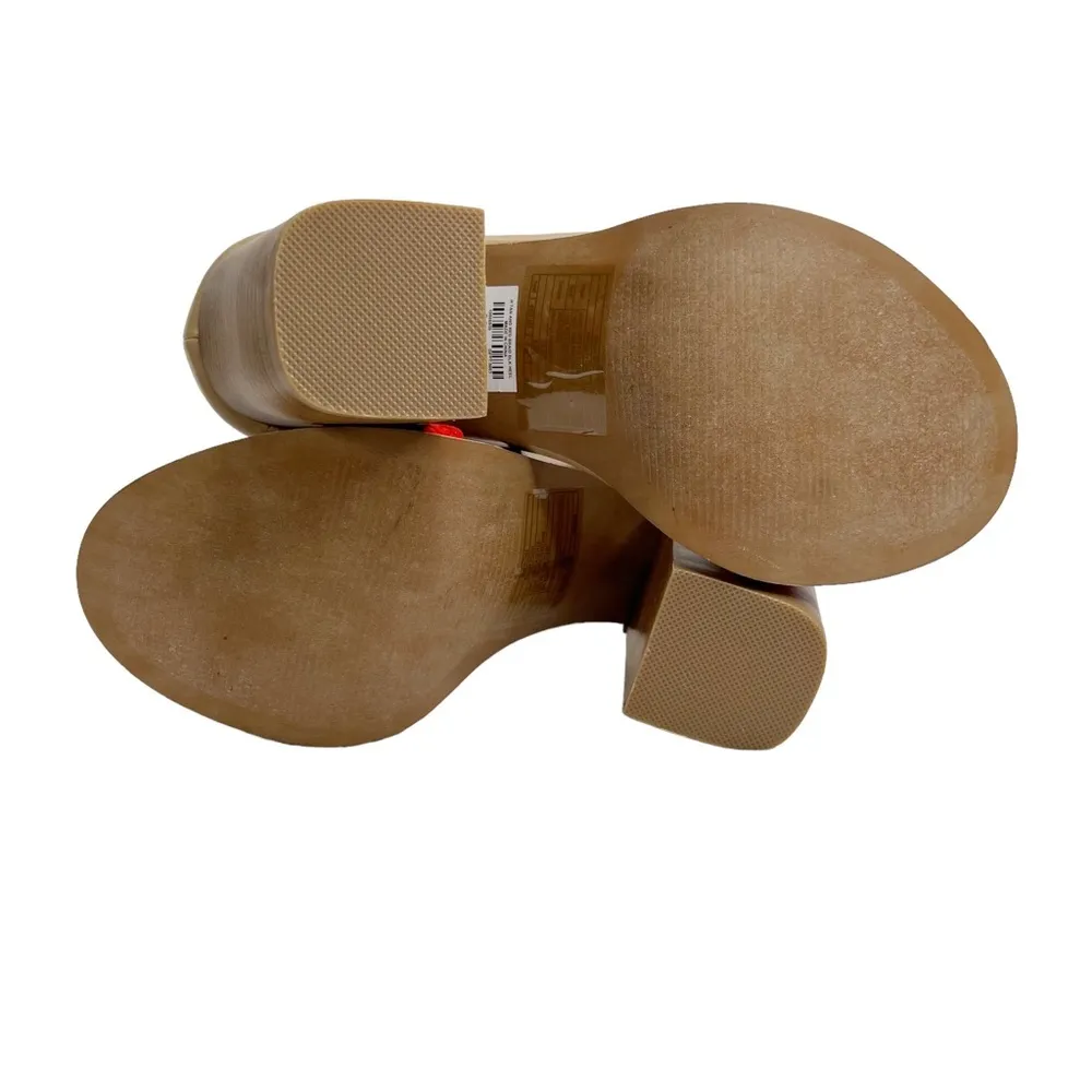 Torrid Red Braided Strap Stacked Block Heel Ankle Strap Sandals - Image 7