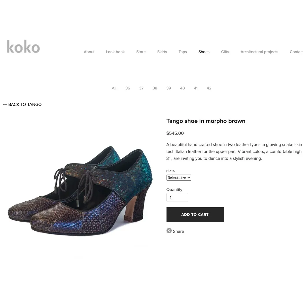 Koko Italian Tango Shoe Snake & Metallic Lace Up Heels Shoes Size 39 Brown - Image 9