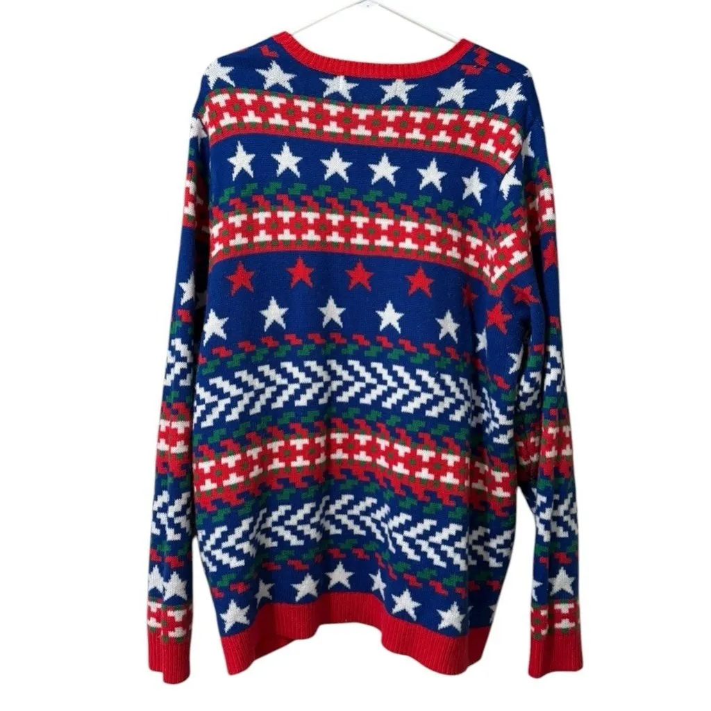 Jolly‎ Sweaters Size XXL Ugly Christmas Sweater Holiday Cats Knit Long Sleeve - Image 2