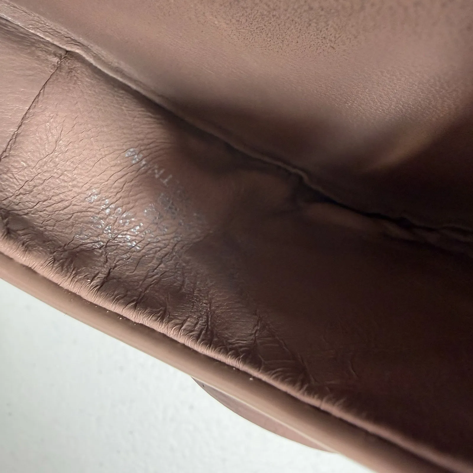 Tory Burch Sz 11 Minnie Travel Patent Leather Ballet Flats Women’s Beige Nude - Image 10