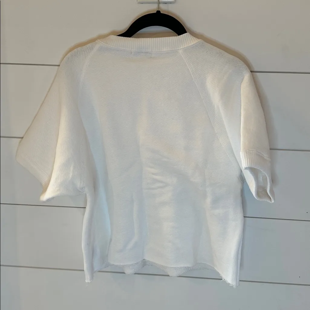 AG Adriano Goldschmied White Knit Top size S EUC - Image 4