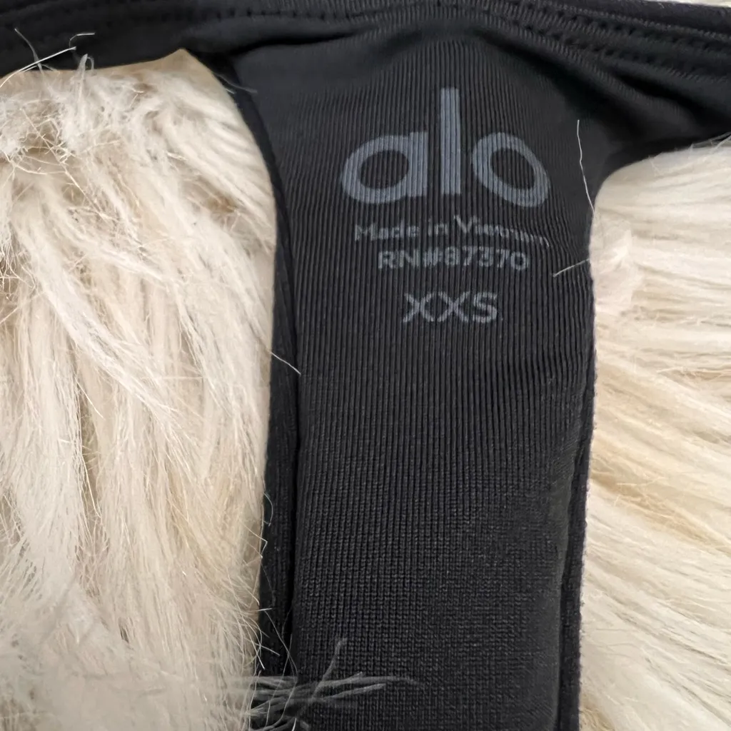 Alo Yoga Black Sleek Back Bodysuit | Size XXS | One-Piece Tank Leotard - Image 3