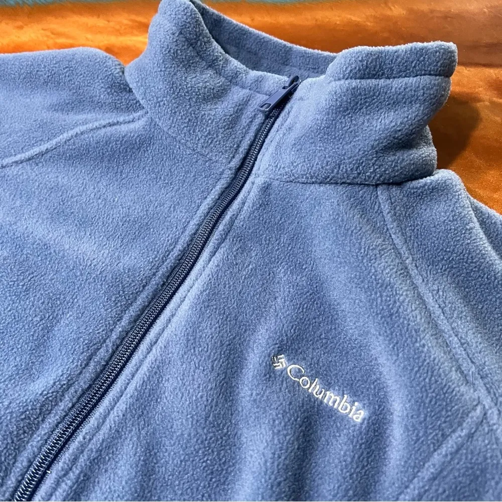Columbia Blue Fleece Full zip Jacket XL - Image 2