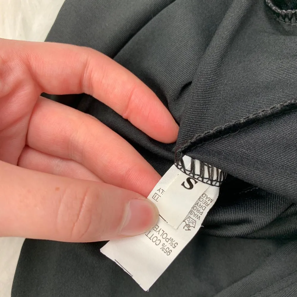 Black Mesh Athletic Leggings - Image 3