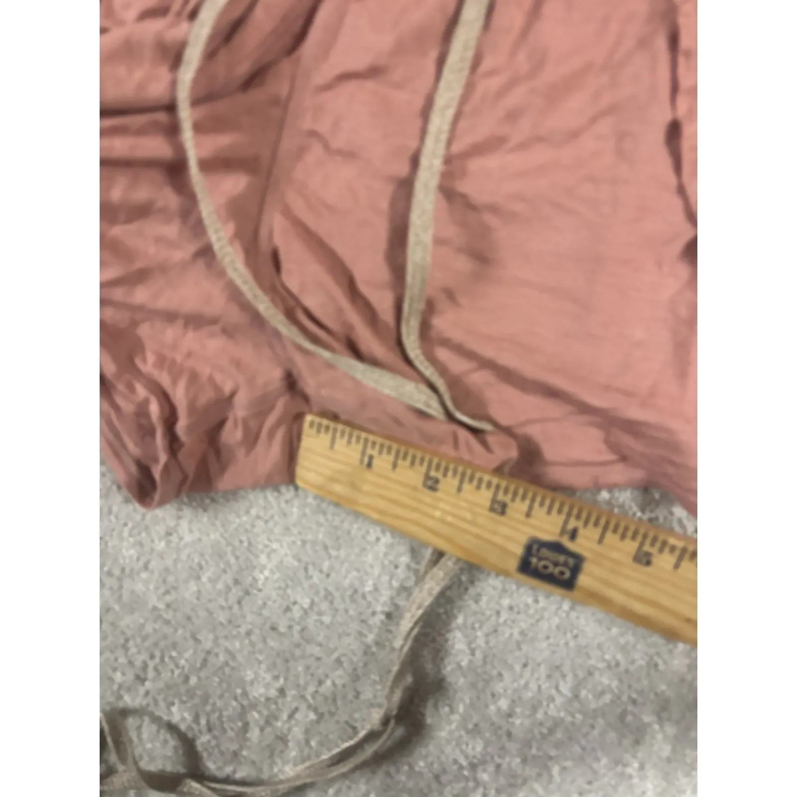 free people movement shorts‎ peach flowy drawstring large - Image 8