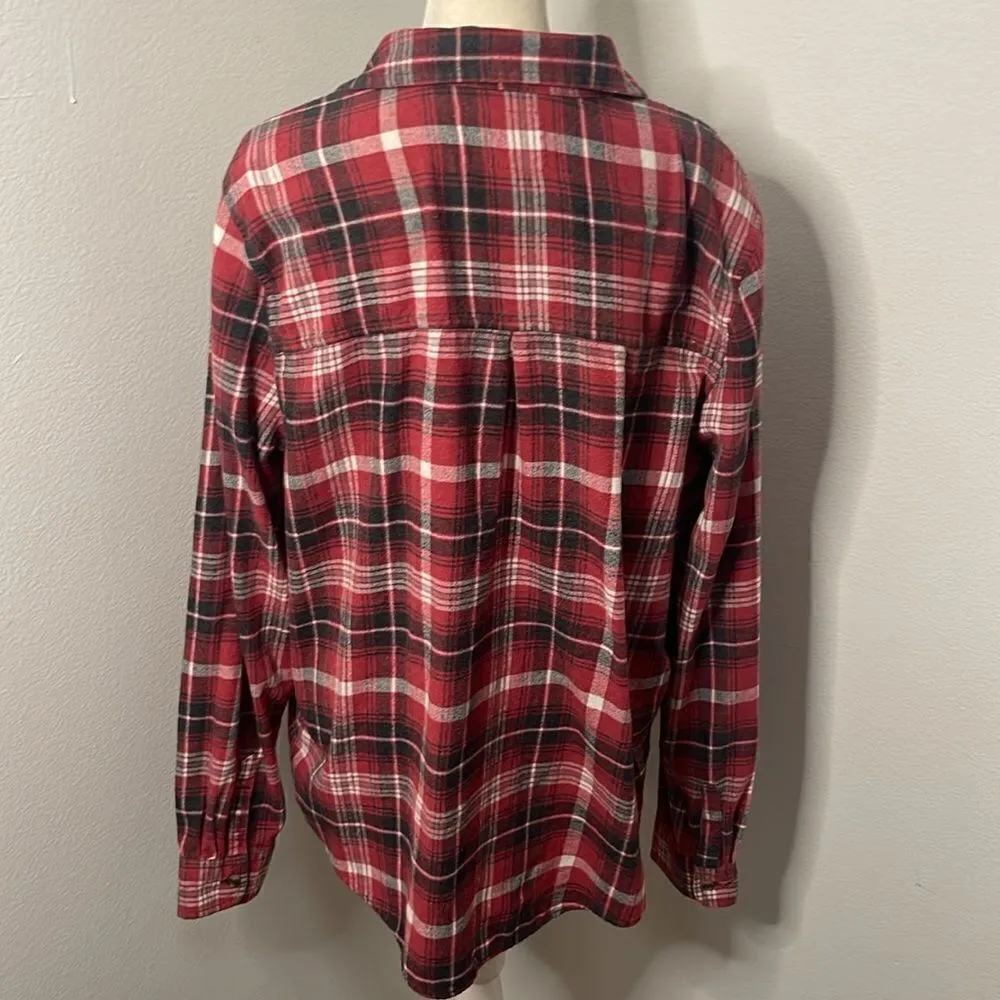 Aeropostale boyfriend fit flannel shirt.  Size XL. - Image 3
