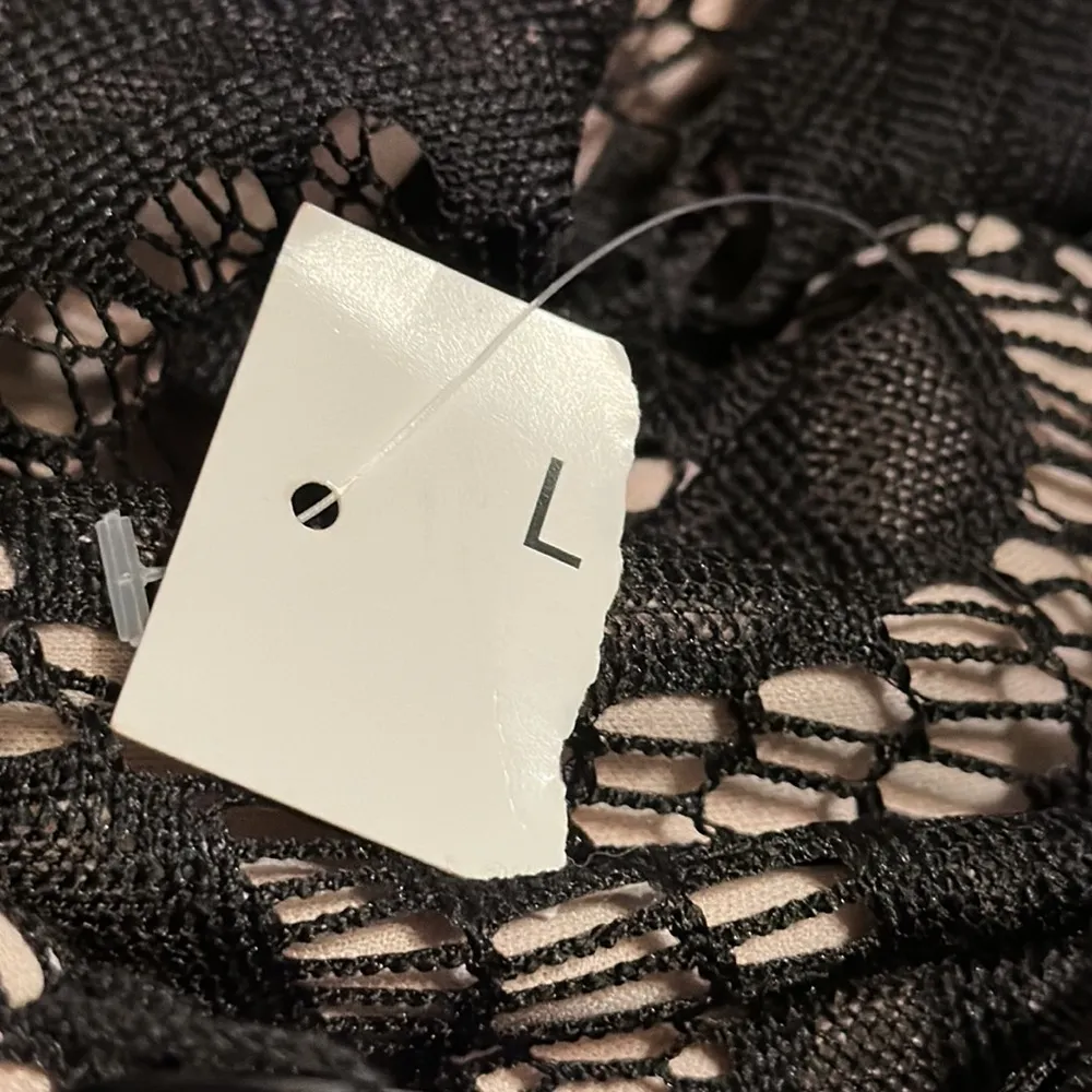 London Style Collection Black & Cream Circle Print Keyhole Dress Belt 24W NEW‎ - Image 8